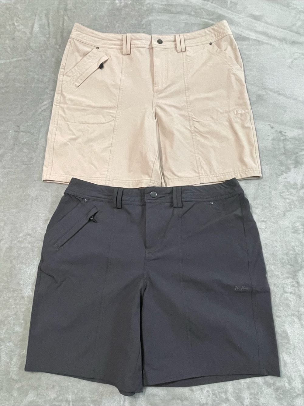 Willit Lightweight Active Quick Dry Hiking/Golf Shorts Set with Pockets Size 10